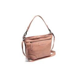 Sac Bandoulière en Cuir Rose Vintage Lucy