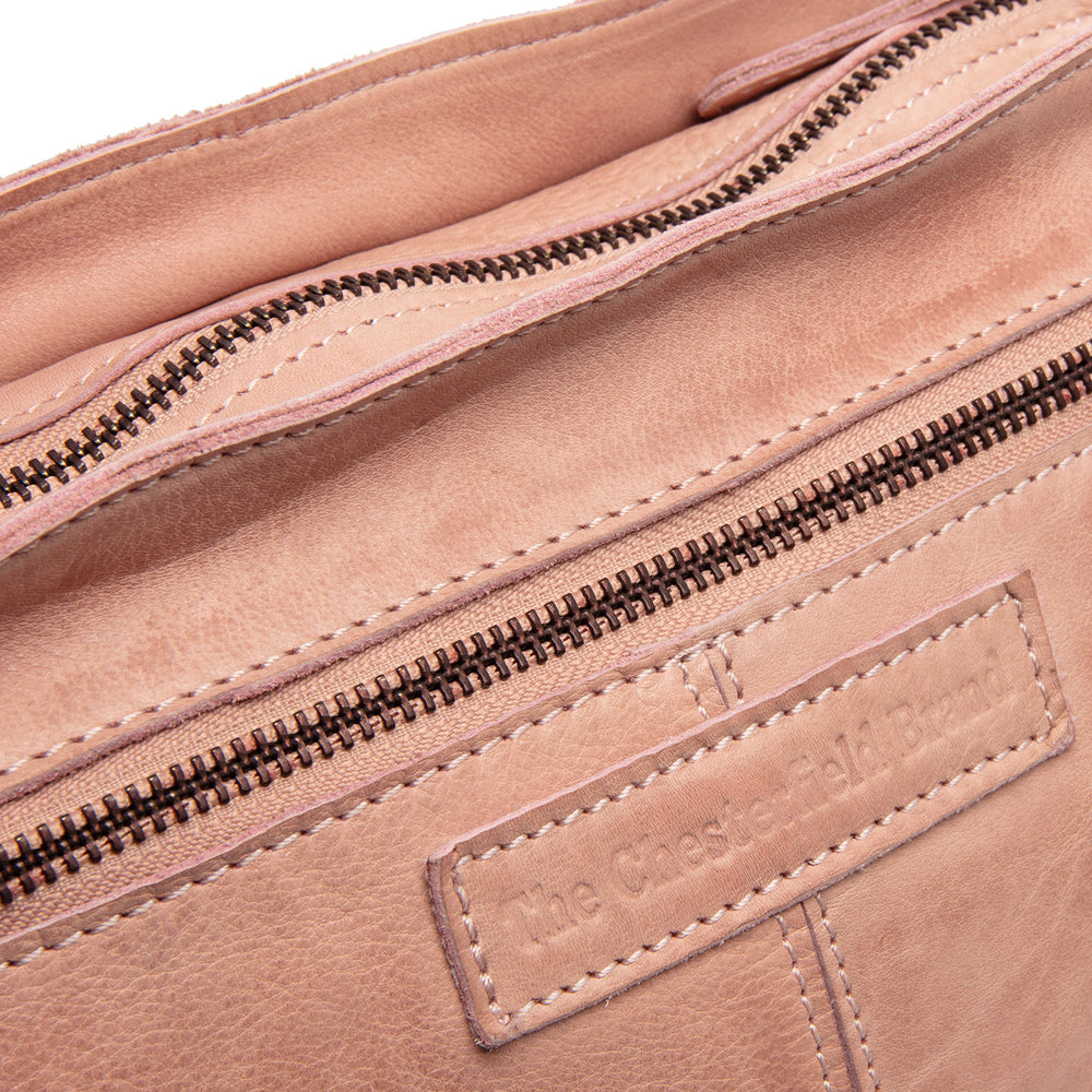 Leather Shoulder Bag Vintage Rose Lucy