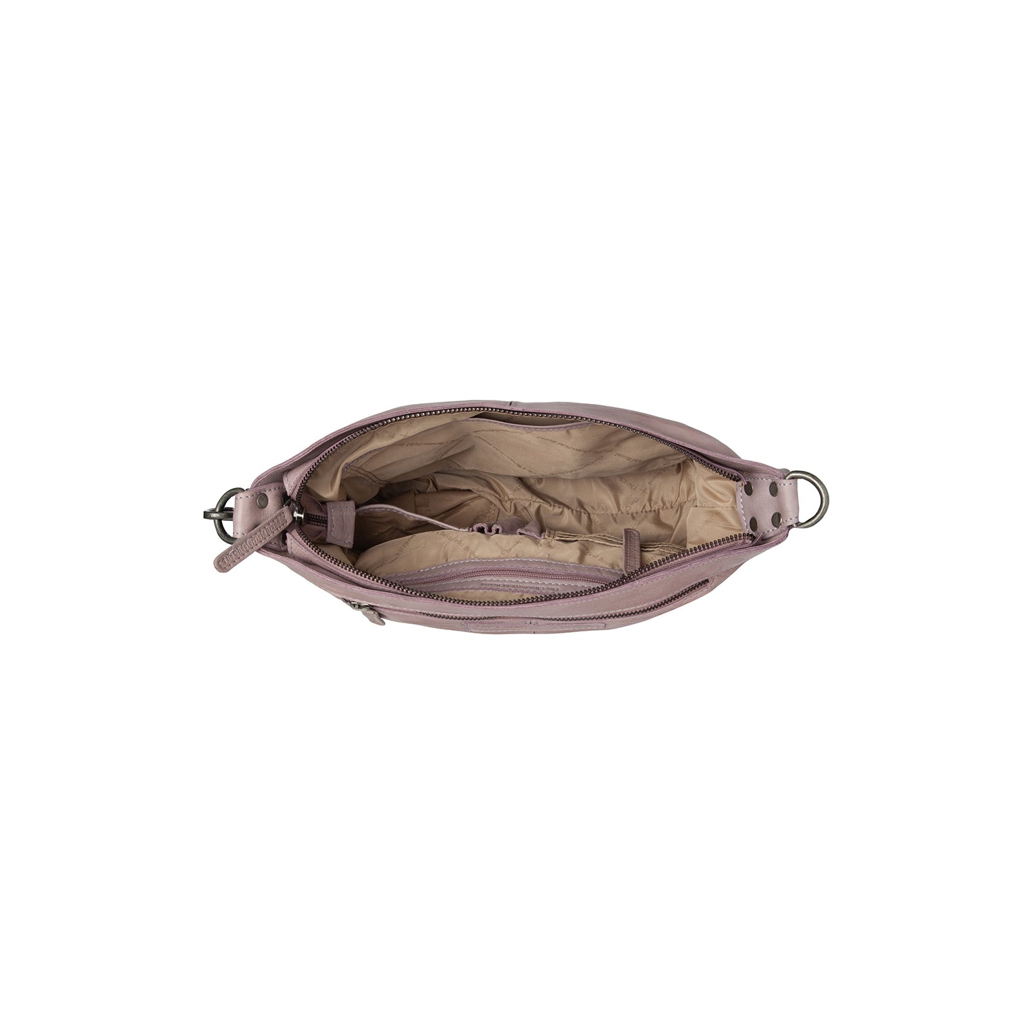 Sac Bandoulière en Cuir Lilas Lavande Lucy
