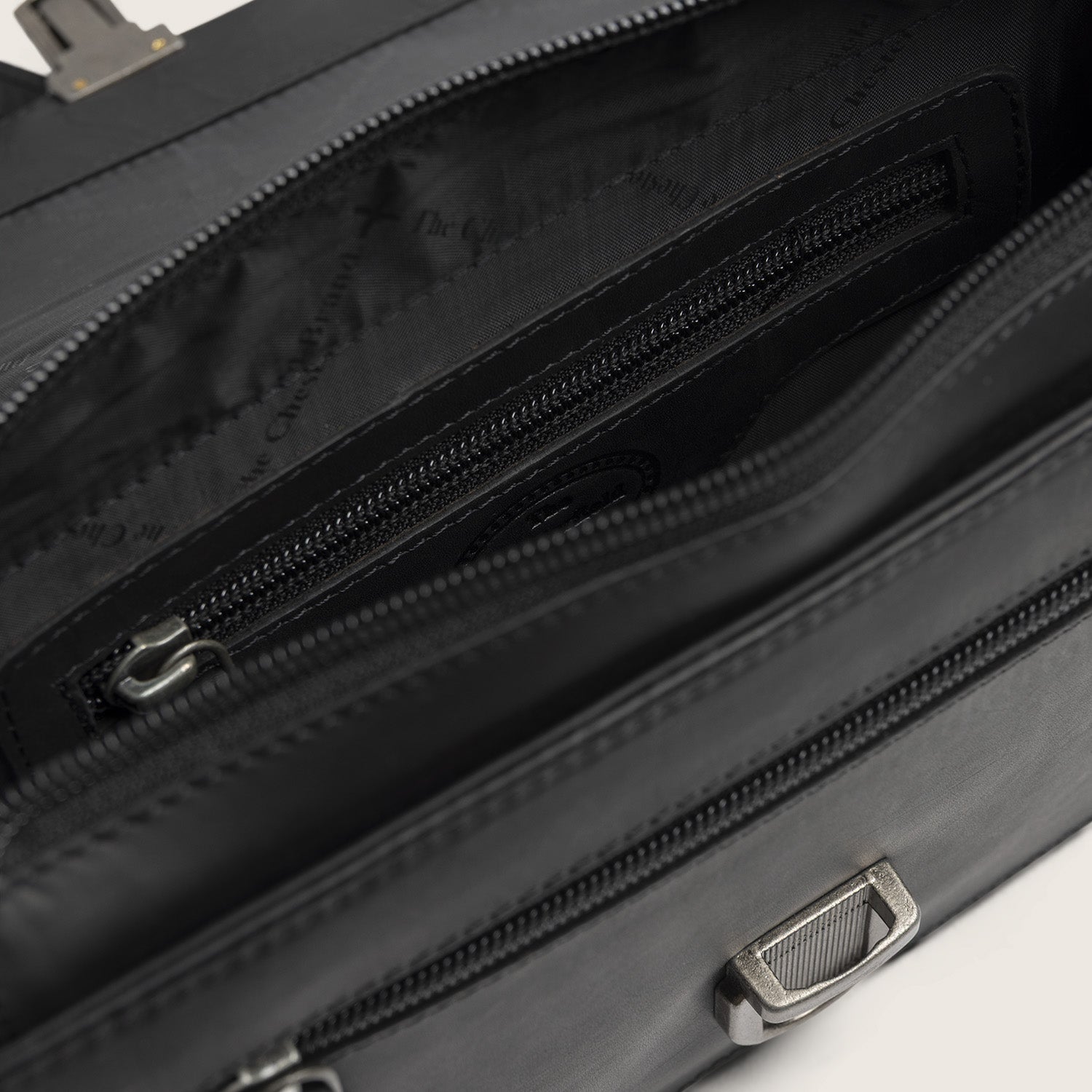 Leren Crossbody Tas Zwart Lucca