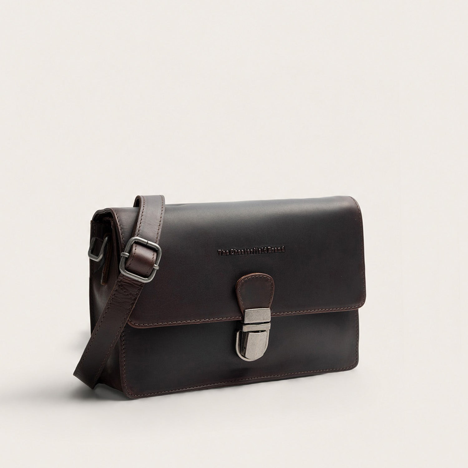 Leren Crossbody Tas Bruin Lucca
