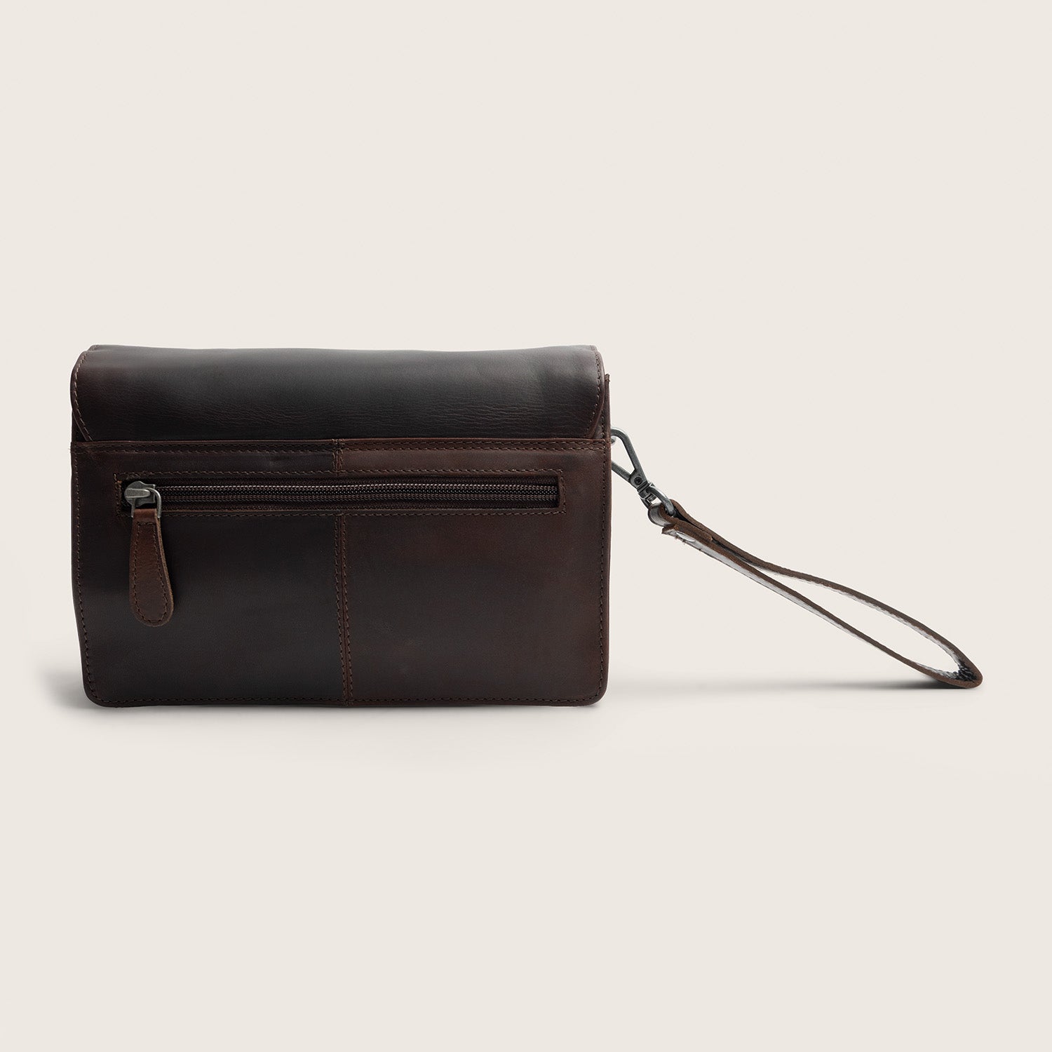 Leren Crossbody Tas Bruin Lucca