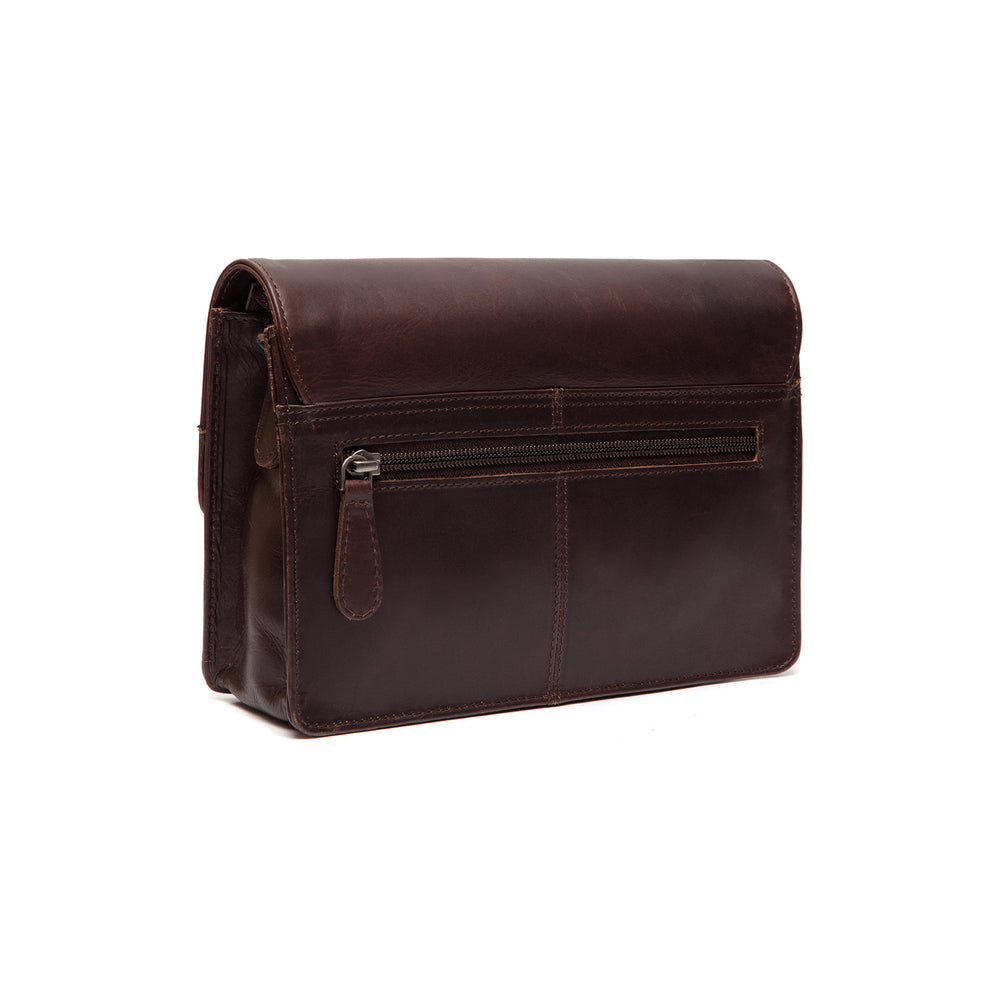 Leder Umhängetasche Braun Lucca
