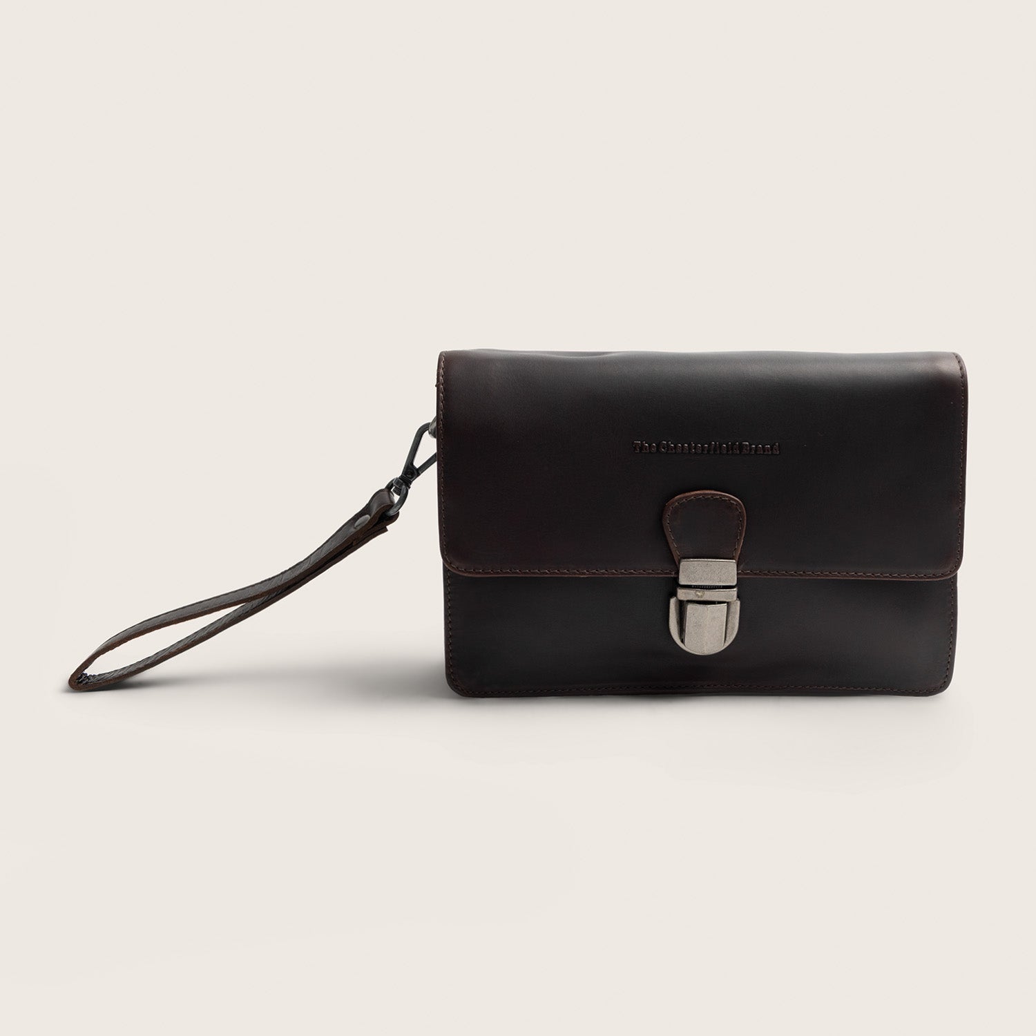 Leren Crossbody Tas Bruin Lucca