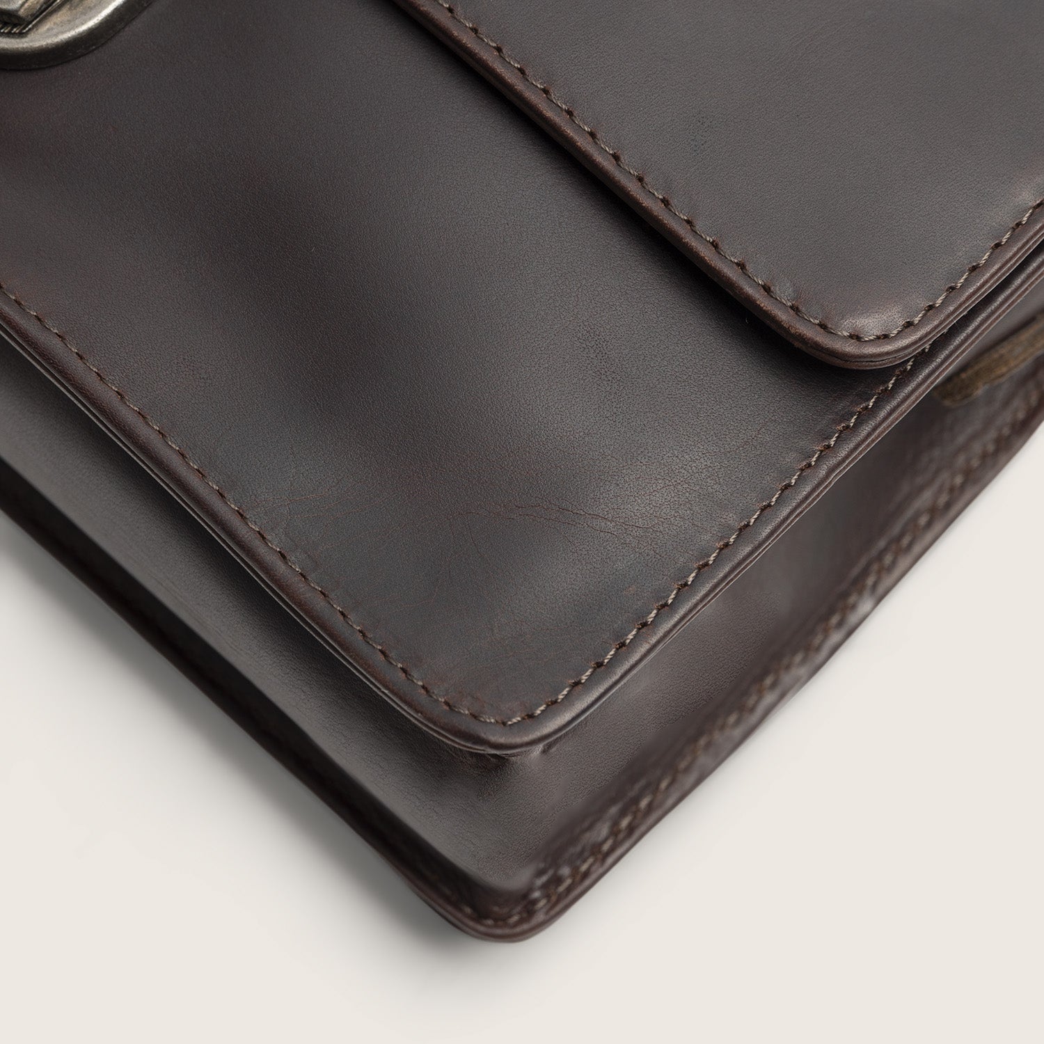 Leren Crossbody Tas Bruin Lucca