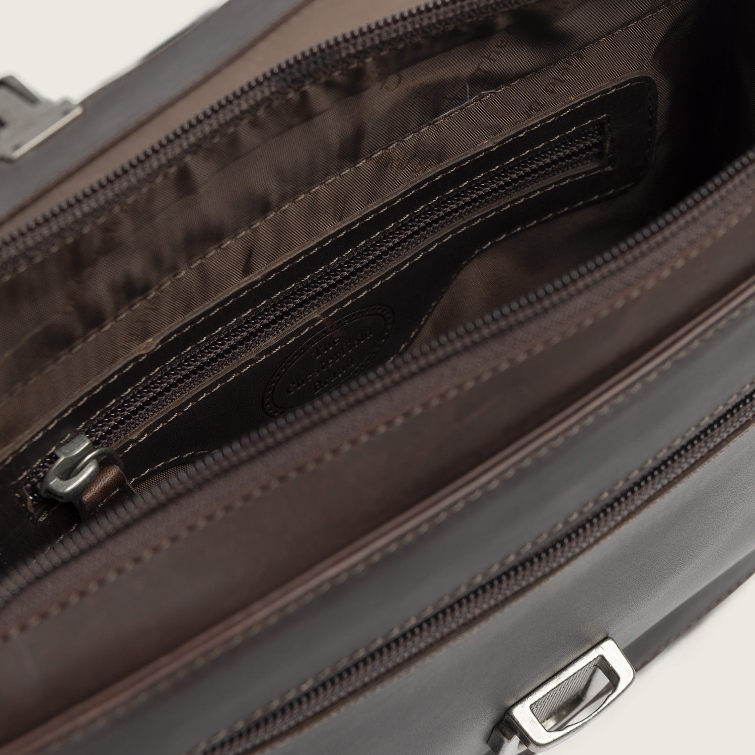 Leren Crossbody Tas Bruin Lucca