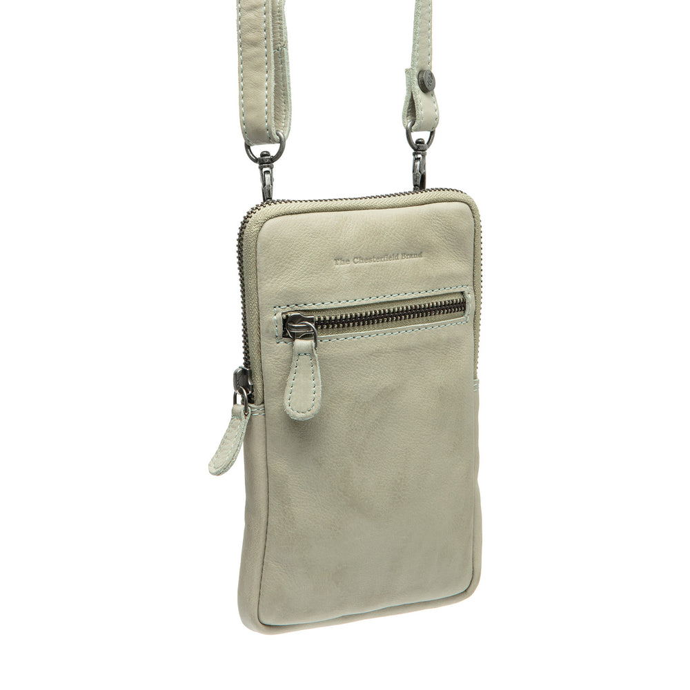 Leather Phone Bag Ocean Green Salta
