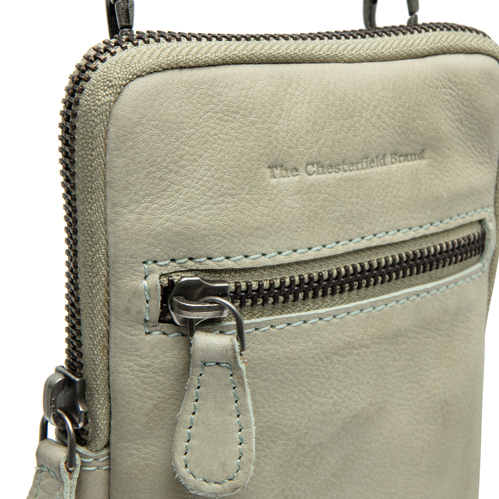 Leather Phone Bag Ocean Green Salta