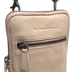 Leren Telefoontasje Beige Salta