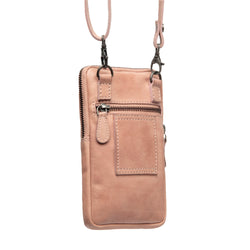 Leren Telefoontasje Vintage Rose Salta
