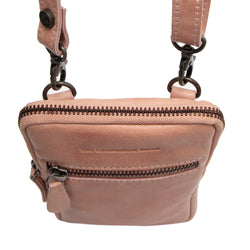 Leren Telefoontasje Vintage Rose Salta