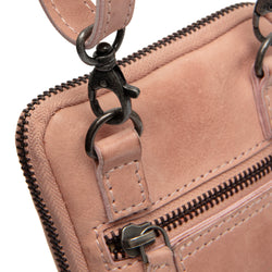 Leren Telefoontasje Vintage Rose Salta