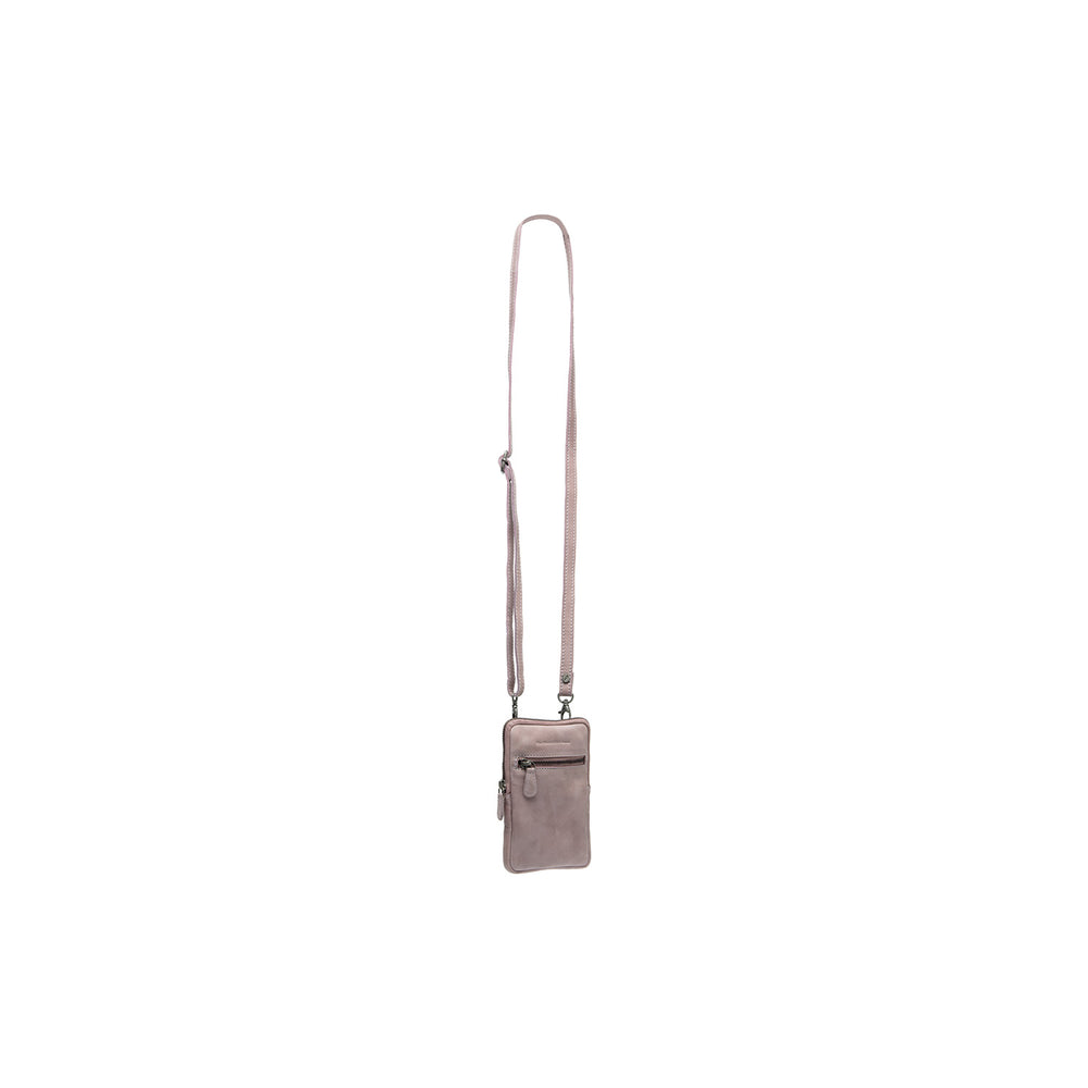 Leather Phone Bag Lavender Lilac Salta