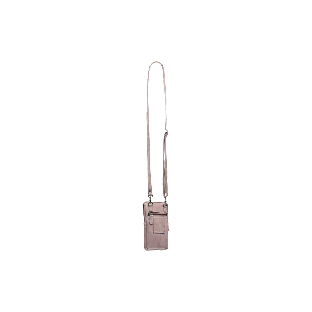 Leather Phone Bag Lavender Lilac Salta