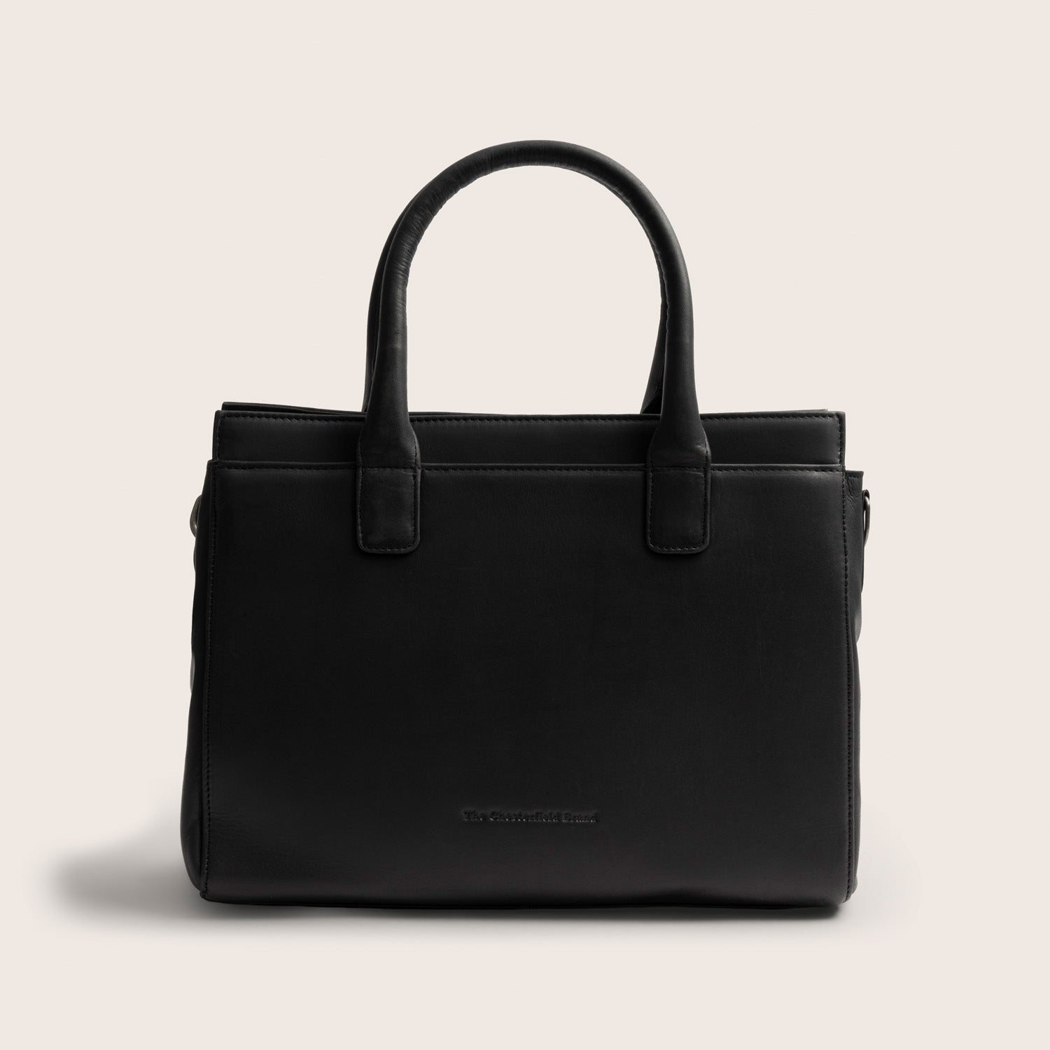 Leder Handtasche Schwarz Garda