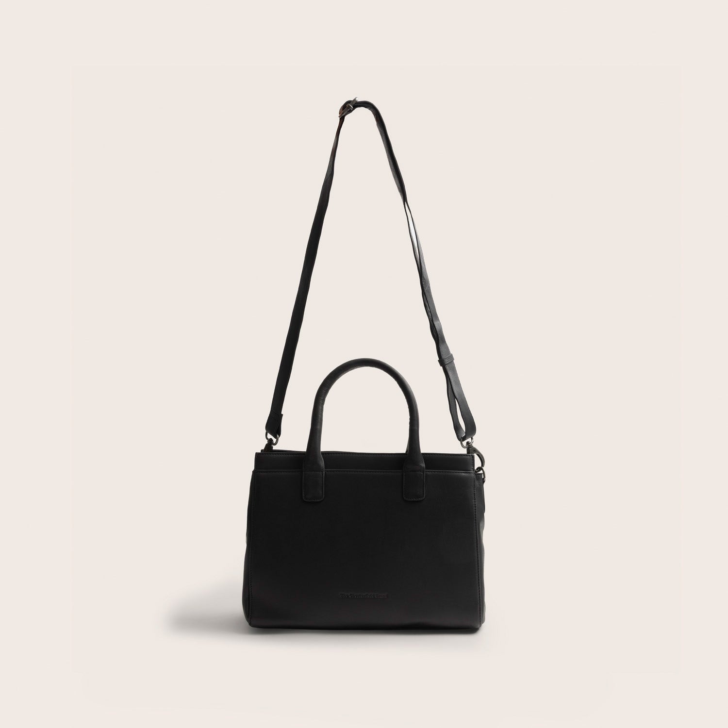 Leder Handtasche Schwarz Garda