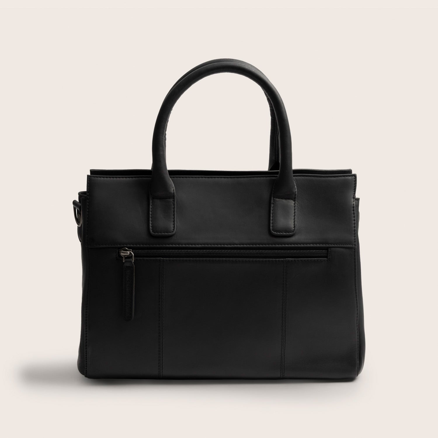 Leder Handtasche Schwarz Garda