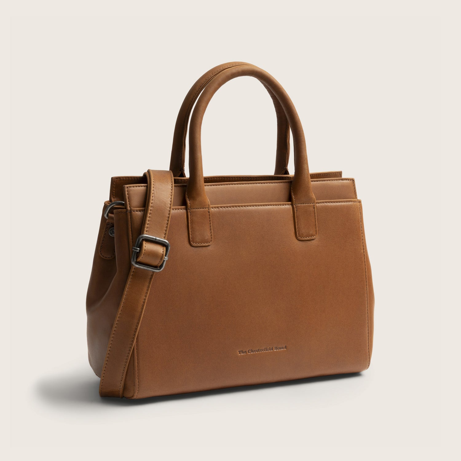 Leren Handtas Cognac Garda