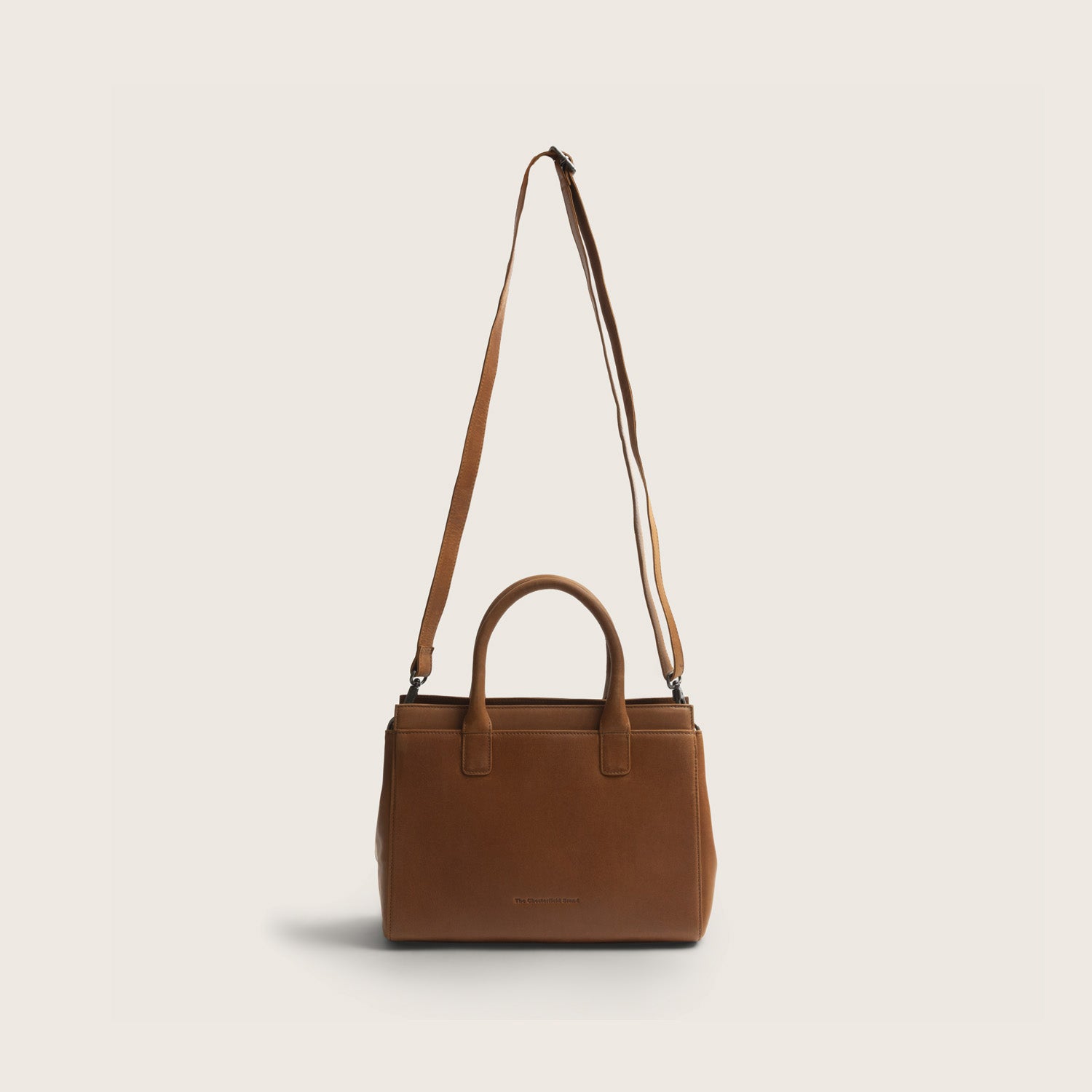 Leren Handtas Cognac Garda
