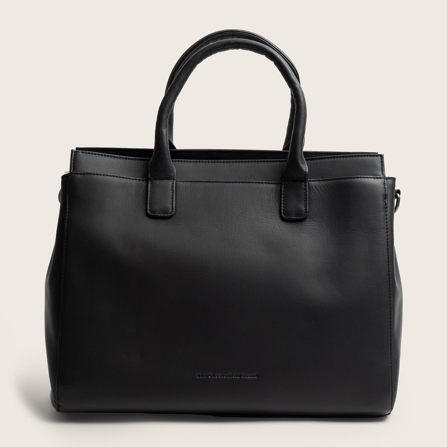 Leren Laptoptas Zwart Rivera