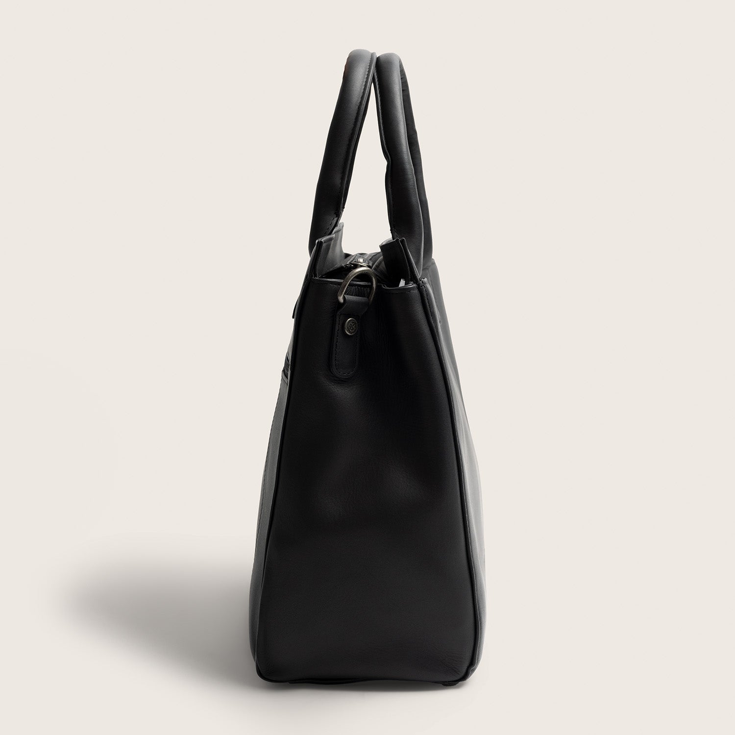Leren Laptoptas Zwart Rivera