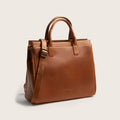 Leather Laptop Bag Cognac Rivera