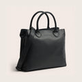 Sac à Main en Cuir Noir Passau