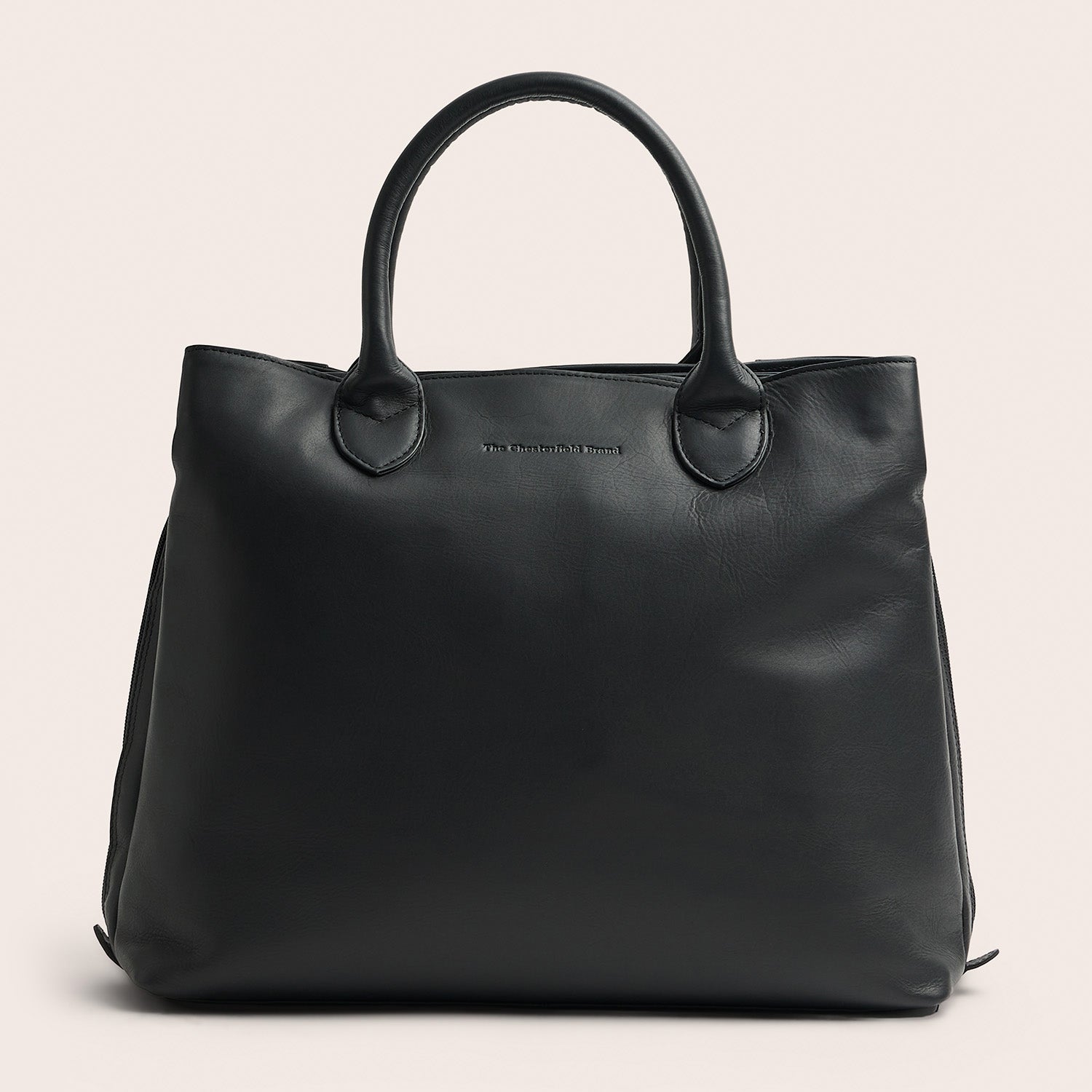 Leder Handtasche Schwarz Passau