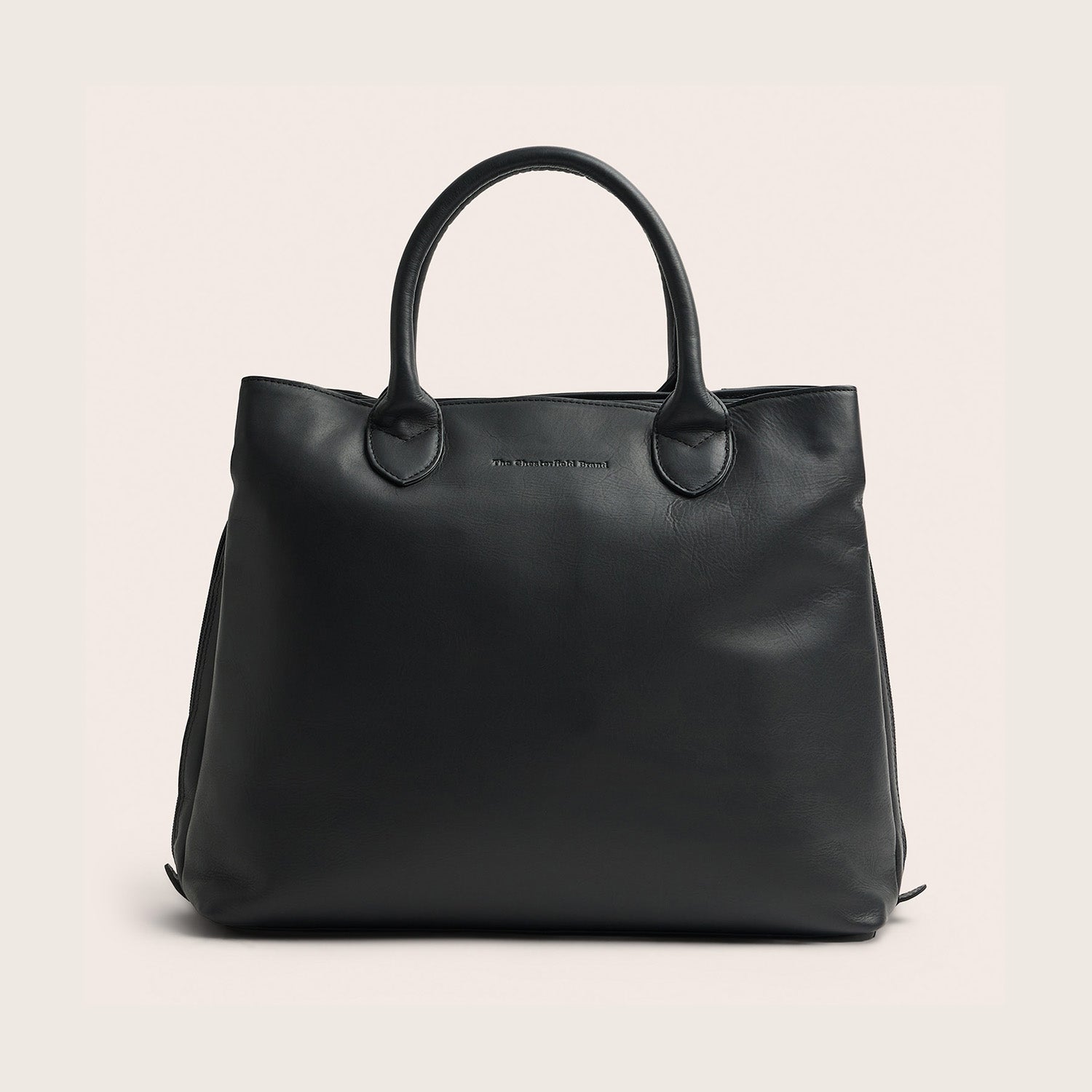 Sac à Main en Cuir Noir Passau