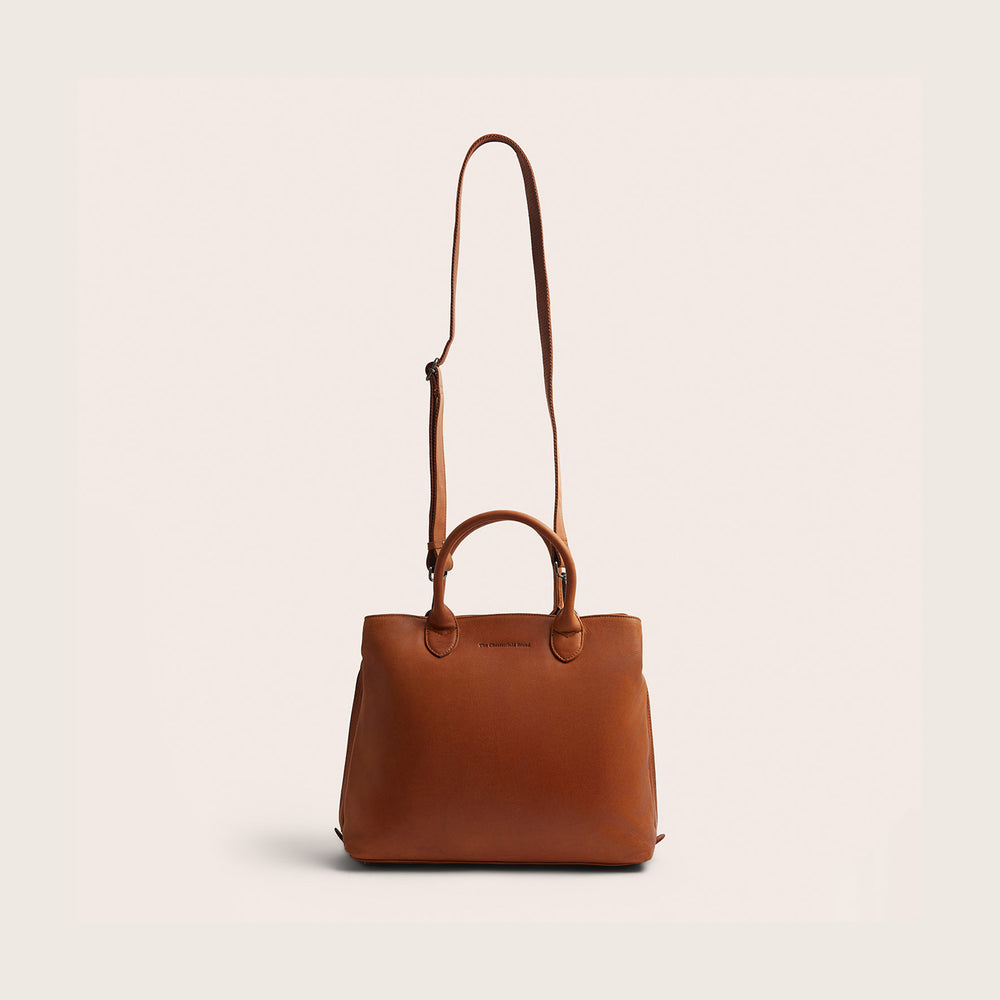Leren Handtas Cognac Passau