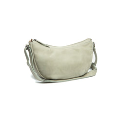 Sac Bandoulière en Cuir Vert Océan Clarita