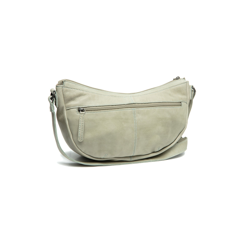 Leather Crossbody Bag Ocean Green Clarita