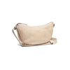 Sac Bandoulière en Cuir Beige Clarita