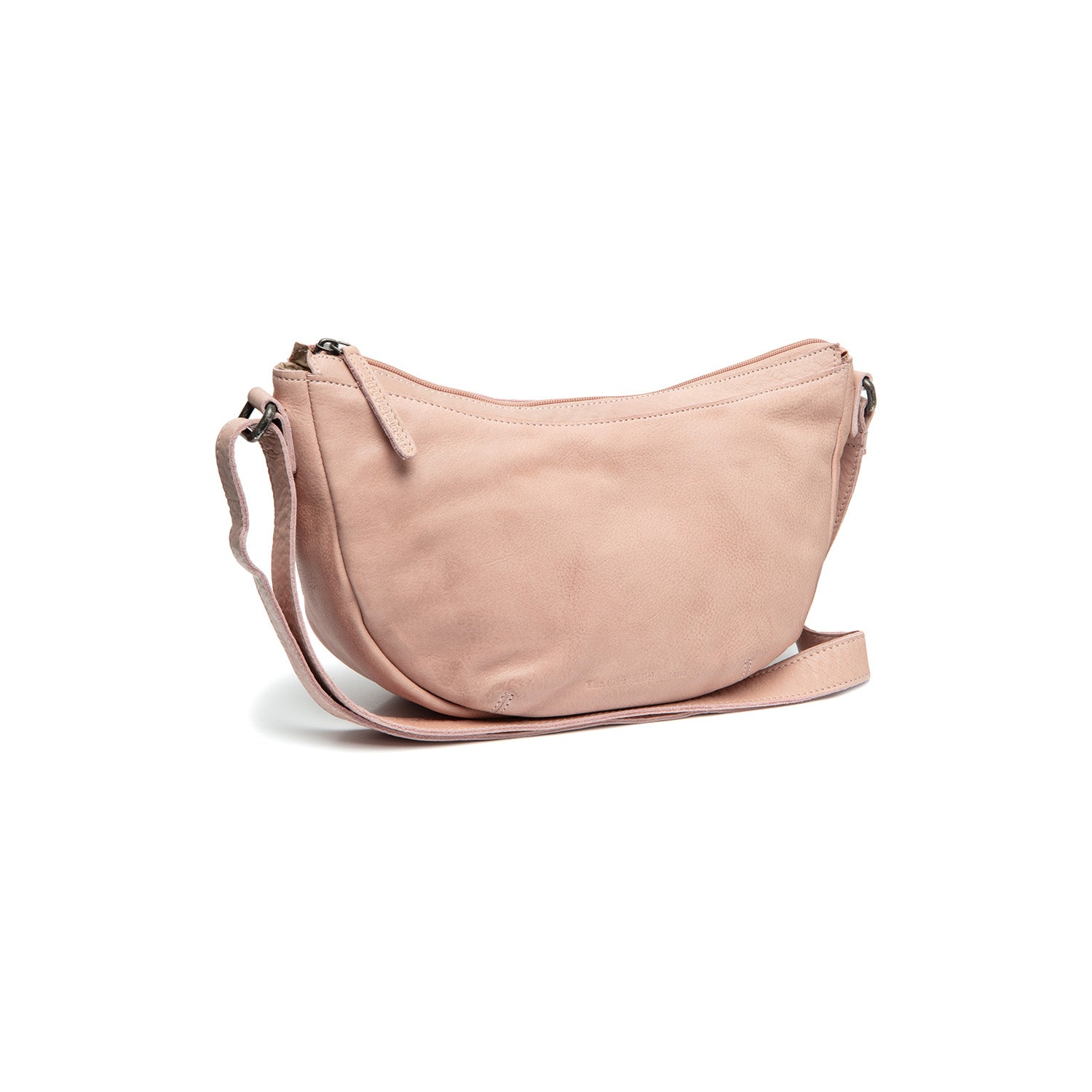 Sac Bandoulière en Cuir Rose Vintage Clarita