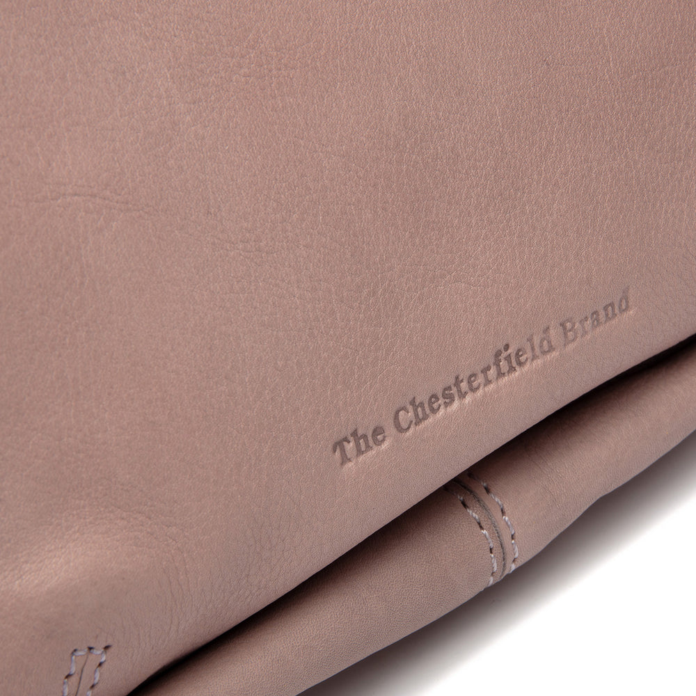 Leather Crossbody Bag Lavender Lilac Clarita