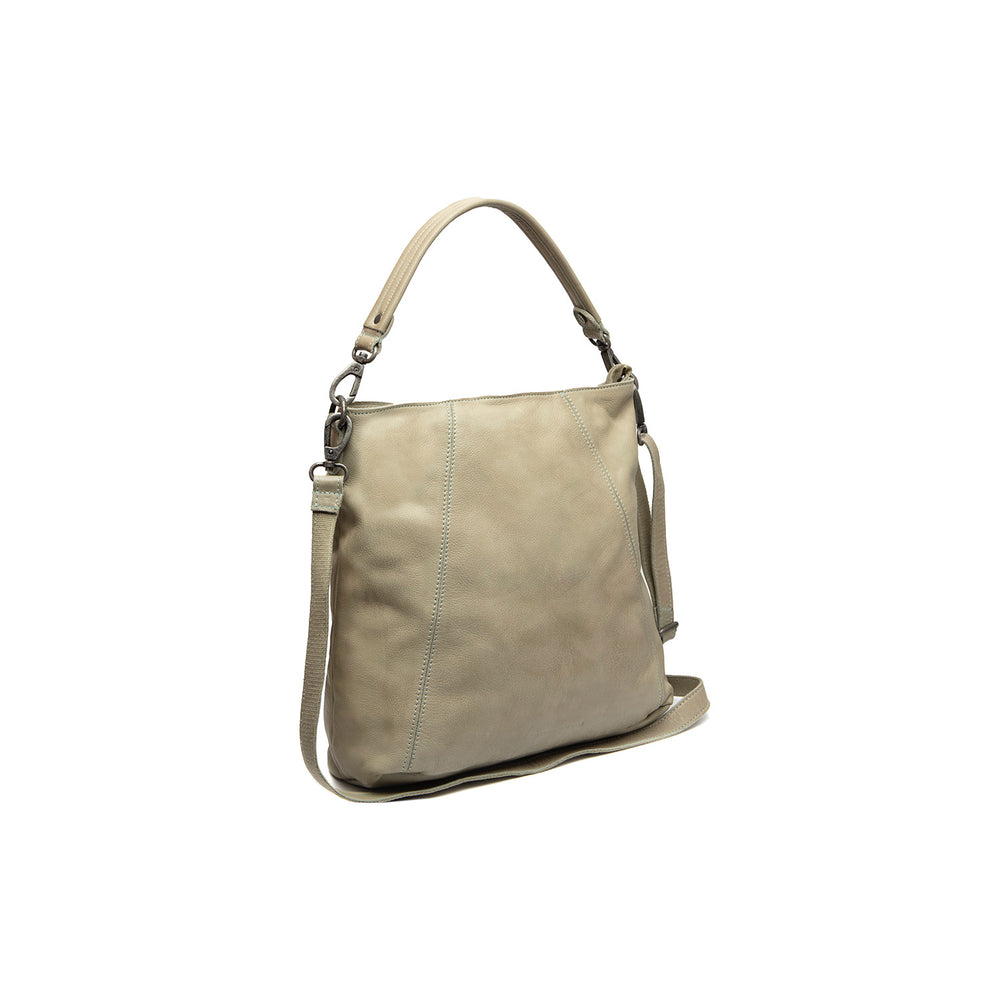 Leather Shoulder Bag Ocean Green Sintra