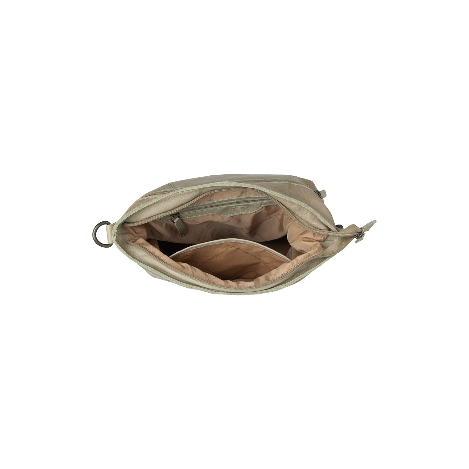 Sac Bandoulière en Cuir Vert Océan Sintra