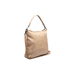 Sac Bandoulière en Cuir Beige Sintra