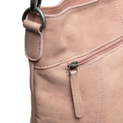 Sac Bandoulière en Cuir Rose Vintage Sintra
