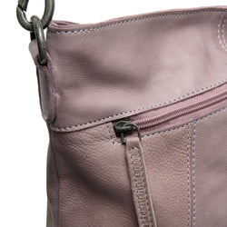 Sac Bandoulière en Cuir Lilas Lavande Sintra