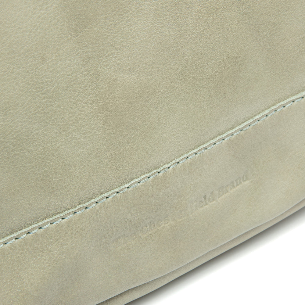 Leather Crossbody Bag Ocean Green Weimar