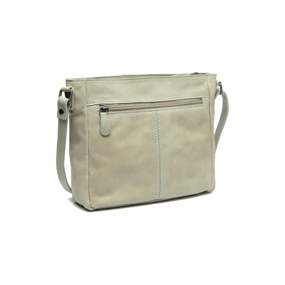 Leather Crossbody Bag Ocean Green Weimar