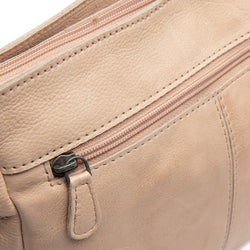 Sac Bandoulière en Cuir Beige Weimar