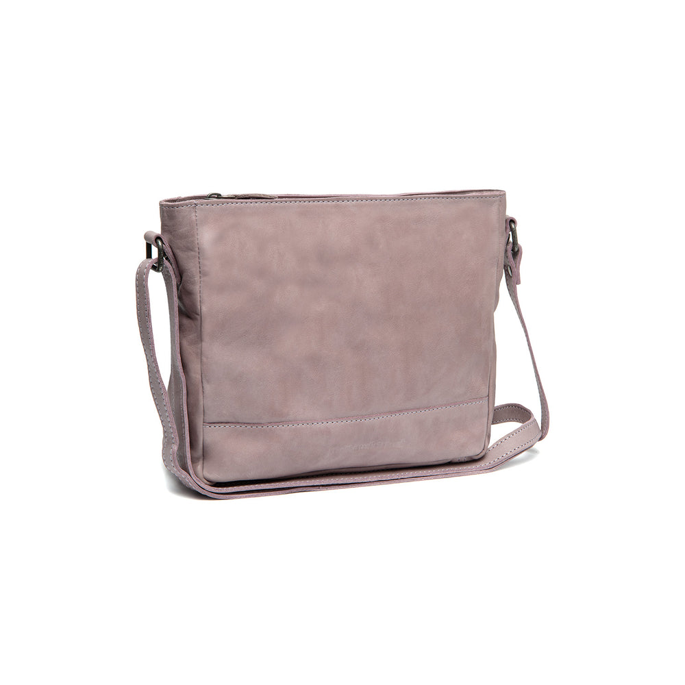 Leather Crossbody Bag Lavender Lilac Weimar