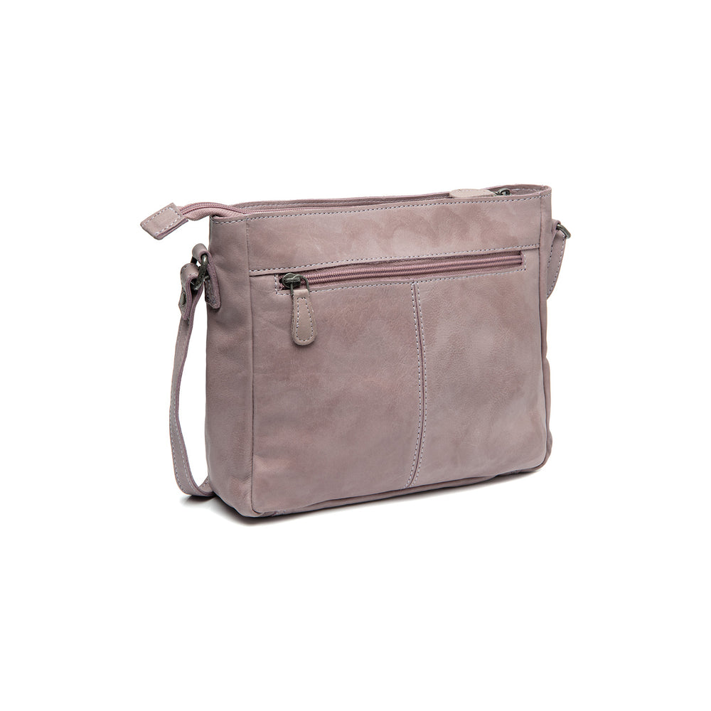 Leather Crossbody Bag Lavender Lilac Weimar