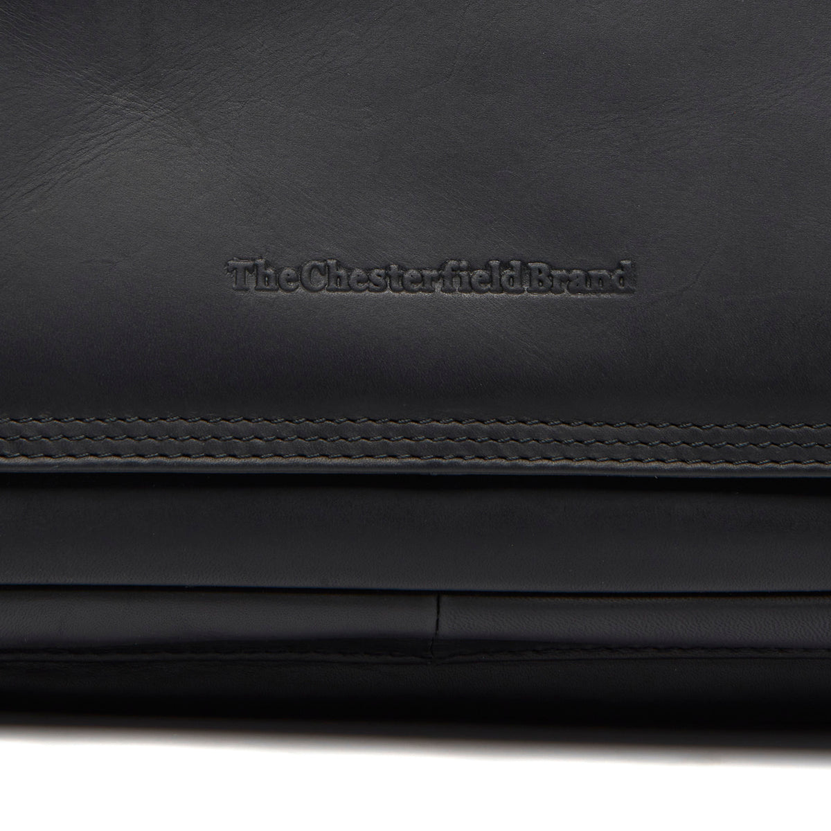 Leather Crossbody Bag Black Bryson