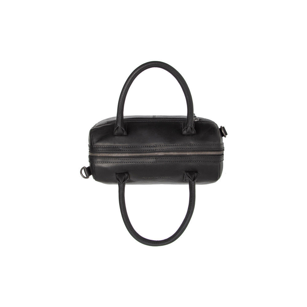 Leather Handbag Black Langton