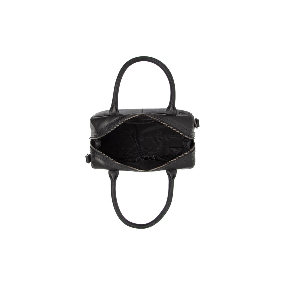 Leather Handbag Black Langton