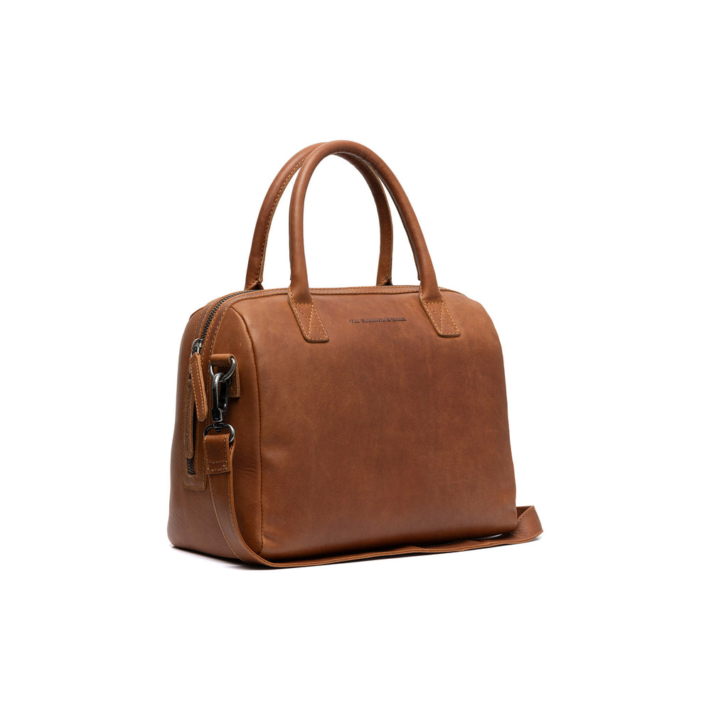 Leren Handtas Cognac Langton