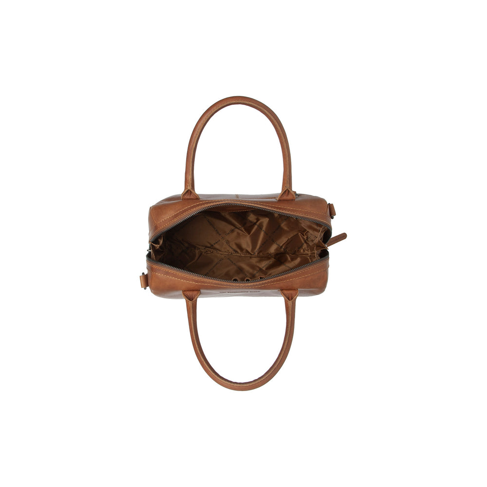 Leren Handtas Cognac Langton